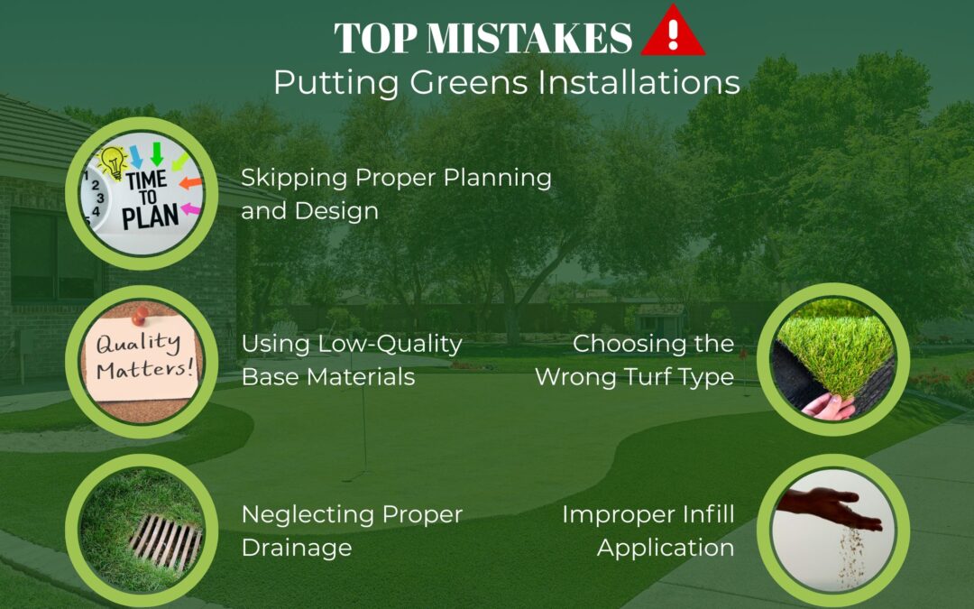 Top Mistakes to Avoid During Putting Green Installation